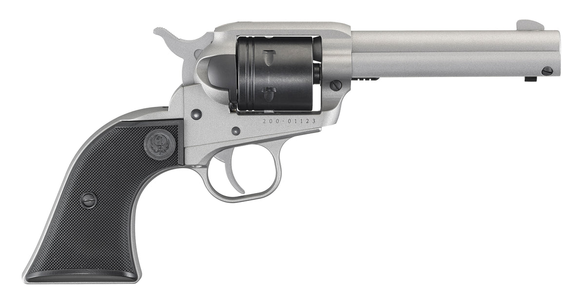 Ruger Wrangler .22 LR 6-Shot 4.62-inch Silver Cerakote Revolver with Polymer Grips 2003