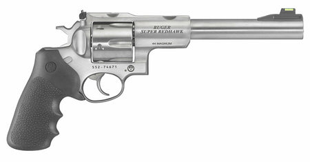 SPR REDHAWK 44MAG SS 7.5" FOS# 5520/GREEN HI-VIZ SGTS W/RINGS