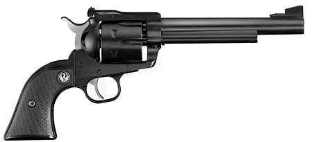 Ruger 0316 Blackhawk 357 Mag 6 6.50" Blued Alloy Steel Barrel, Cylinder & Frame, Black Checkered Rubber Grip, Transfer Bar Safety, Exposed Hammer