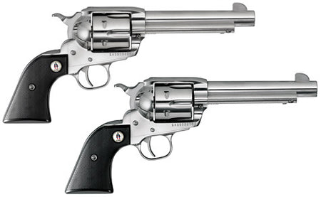 Ruger 5134 Vaquero SASS .45 Colt Revolver, 6-Round, 5.50" High Gloss Barrel, Black Polymer Grip, Montado Hammer