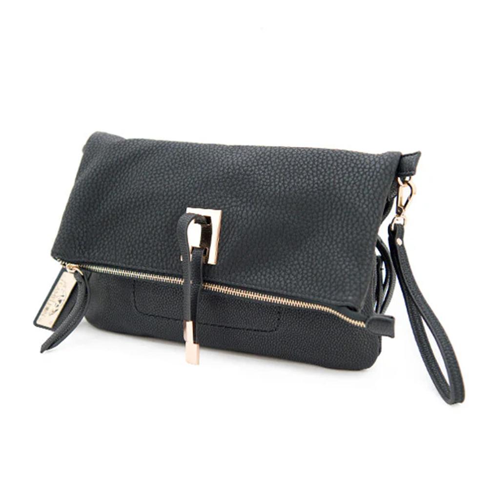 Cameleon Aya CCW Handbag Black Vegan Leather
