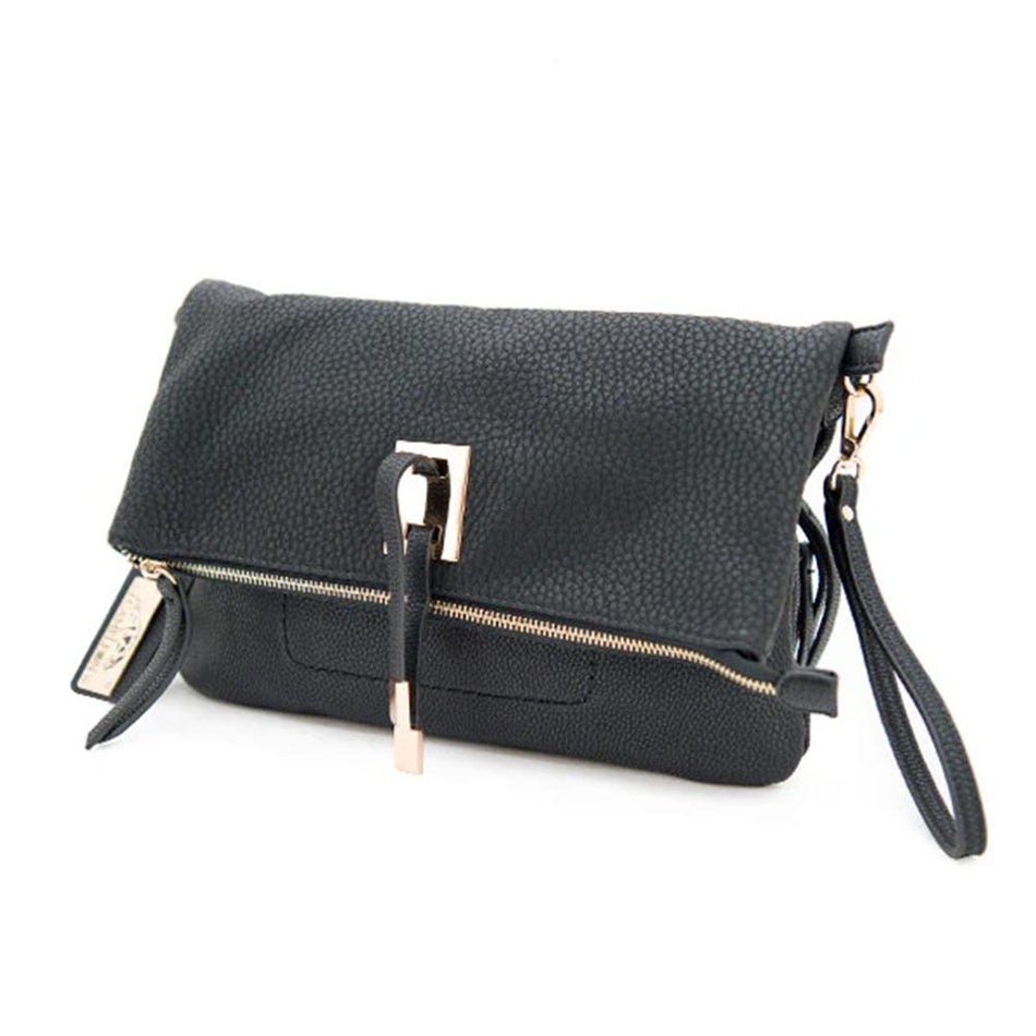 Cameleon Aya CCW Handbag Black Vegan Leather