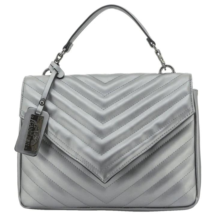 Cameleon Aria CCW Concealed Carry Purse Silver with Shoulder Strap