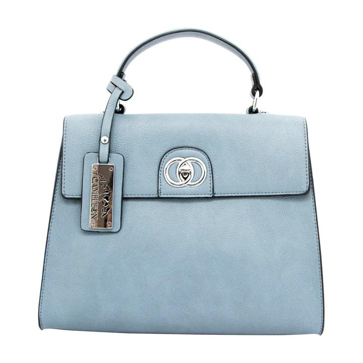 Cameleon Hermera Blue CCW Shoulder Bag with Cut-Proof Handles