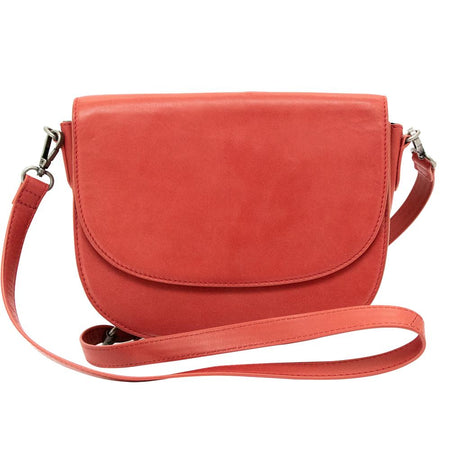 Cameleon Sophia CCW Leather Saddle Bag Crossbody Purse Red