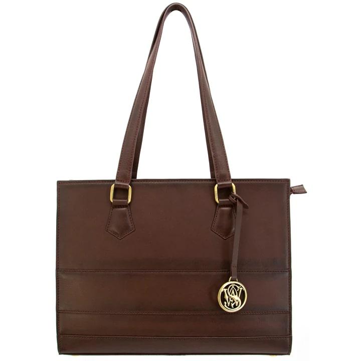 Cameleon S&W Structured CCW Purse Burgundy Leather