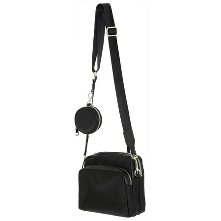 Cameleon Harper CCW Nylon Crossbody Bag Black with Holster