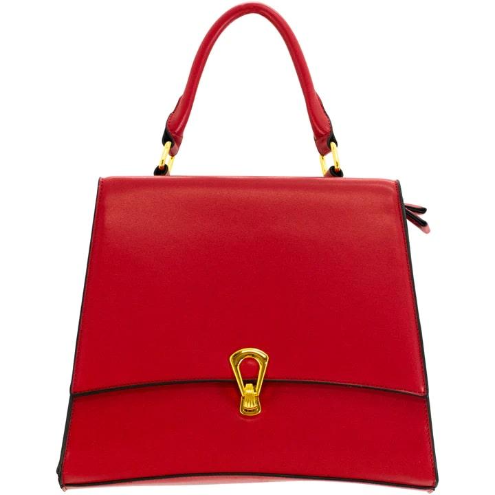 Cameleon Lissa Red Concealed Carry Handbag with CCW Compartment