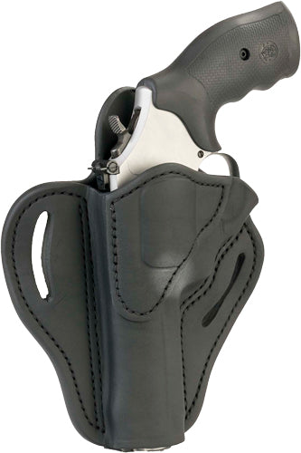 1791 Outside Waistband Belt Holster Multi-Fit K-Frame Revolver 6 Inch Black Leather LH