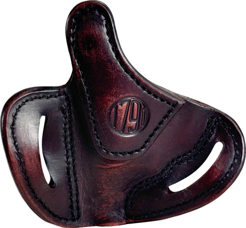 1791 OWB Thumb Break Holster Multi-Fit J-Frame Revolver Size 1 Vintage Leather RH
