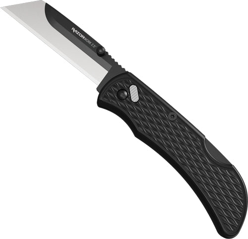 Outdoor Edge Razor-Work 2.5-Inch Black Knife with 2 Utility Blades Included