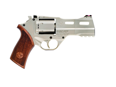 Chiappa Rhino 40SAR CA-Compliant .357 Mag Revolver, Nickel-Plated, 6-Shot
