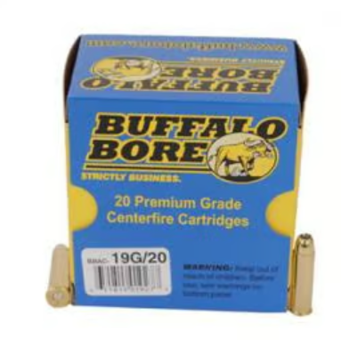 Buffalo Bore .357 Magnum 19G20 Tactical Jacketed Hollow Point JHP 125 Grain