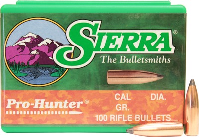 Sierra Pro-Hunter .308 180gr Round Nose Reloading Bullets 100-Count