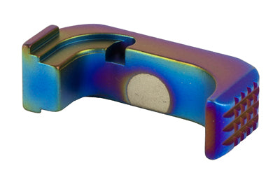 Shield Arms Glock 43X/48 Premium Magazine Catch, Right-Hand Only, Peacock Blue Finish G43X-PRM-PBF-RH