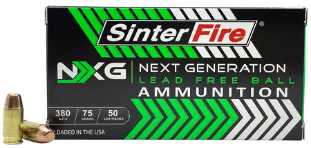 SinterFire .380 ACP/Auto SF38075NXG Next Generation (NXG) Lead Free Ball 75 Grain
