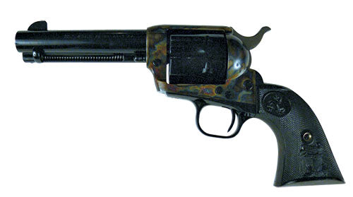 Colt SAA Peacemaker .45 Colt 6-Shot 4.75" Blued Revolver, Case Hardened Frame