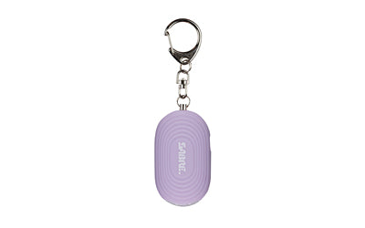 SABRE Lavender 130dB Personal Alarm with LED Light and Snap Hook Keychain