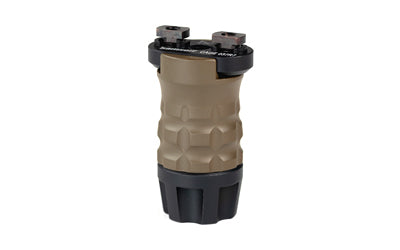 Samson Mfg. M-LOK Vertical Grip, Flat Dark Earth, 2.125" Long, Grenade Texture, 6061 Aluminum 04-05102-32