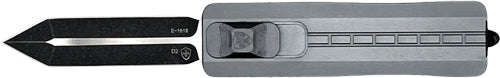 Templar Knife Small OTF Side Slider Grey/Black DGGR D2 2.75" Blade