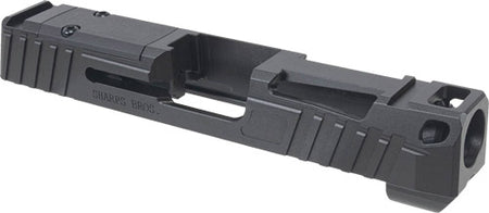 Sharps Bros. P365X Improved Replacement Slide with RMSC Cut SS Black Finish
