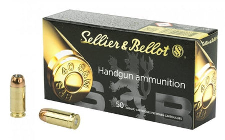 Sellier & Bellot (S&B) .40 S&W SB40C Jacketed Hollow Point JHP 180 Grain