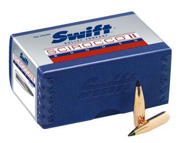 Swift Scirocco II .30 Cal 180 Grain Polymer Tip BTS Rifle Bullets 100/ct