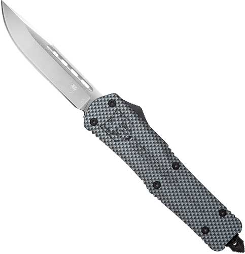 CobraTec FS3 Small OTF Carbon Fiber Handle 3" D2 Drop Point Knife