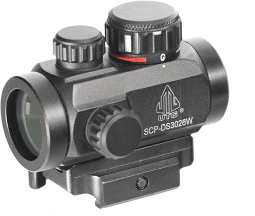 UTG 30mm Micro Red Dot 4.0 MOA 2.6" with Quick Detach Picatinny Mount
