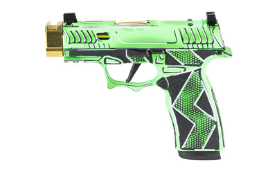 Sig Sauer P365X Komodo Anime Edition 9mm Pistol, Green/Gold Cerakote, 17-Round, 2 Magazines
