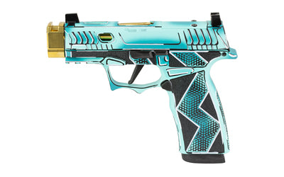 Sig Sauer P365X Komodo Anime Edition 9mm Pistol, Blue/Gold Cerakote, 17-Round, 2 Magazines