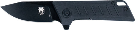 CobraTec Riptide Small Folder Knife 2" D2 Black Blade