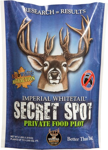 Whitetail Institute Secret Spot 4lb Annual Food Plot Seed 4500 Square Feet Fall