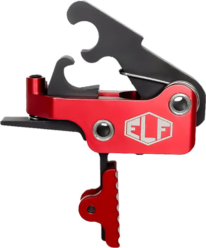 Elftmann SE AR Trigger Straight Shoe 2.75 to 4 LBS Red