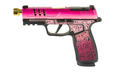 Sig Sauer P365 XMacro 9mm Pistol, 17-Round, Gold Lady Bug Cerakote Finish