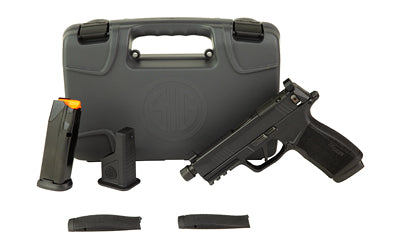 Sig Sauer P365 XMacro 9mm Pistol, 4.3" Threaded Barrel, 17-Round, Black Cerakote, Optics Ready