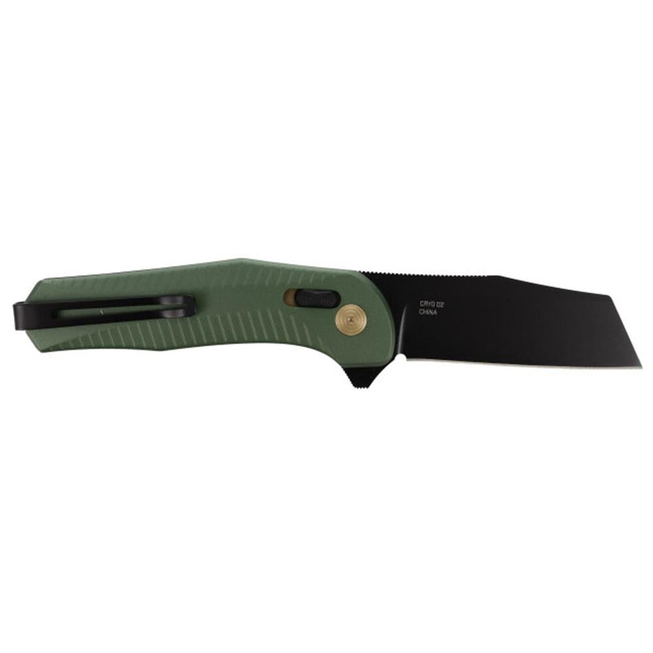 SOG Knives Diverge XR EDC Folding Knife 3" Sheepsfoot Blade Black/Forest Green