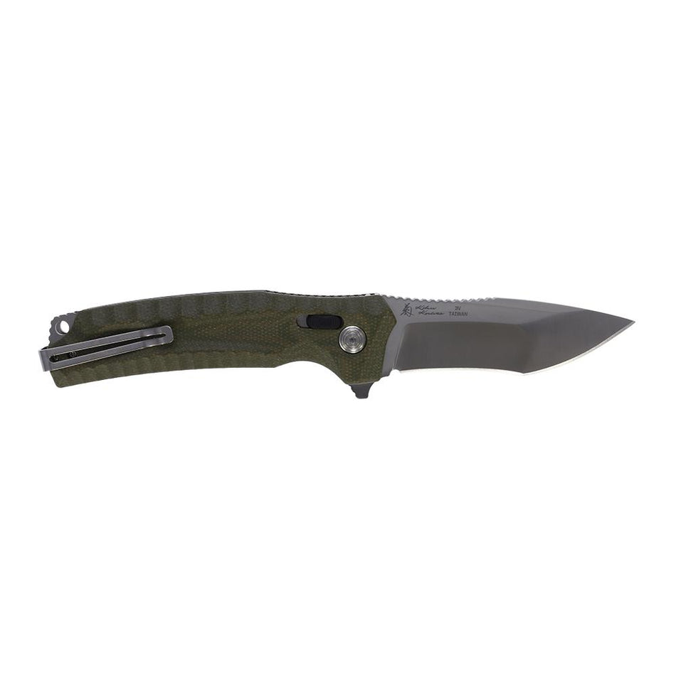 SOG Hidaka XR 4 Inch Modified Tanto Folding Knife Olive