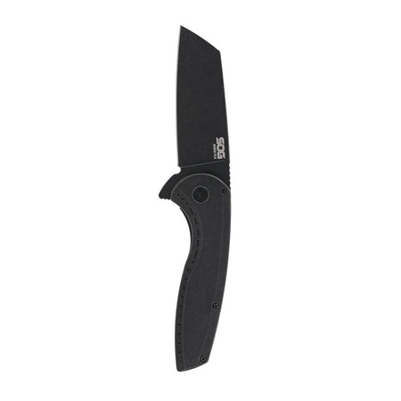 SOG Aegis FLK 2.0 Flipper Folding Knife 3.25" Wharncliffe Stainless Steel Black