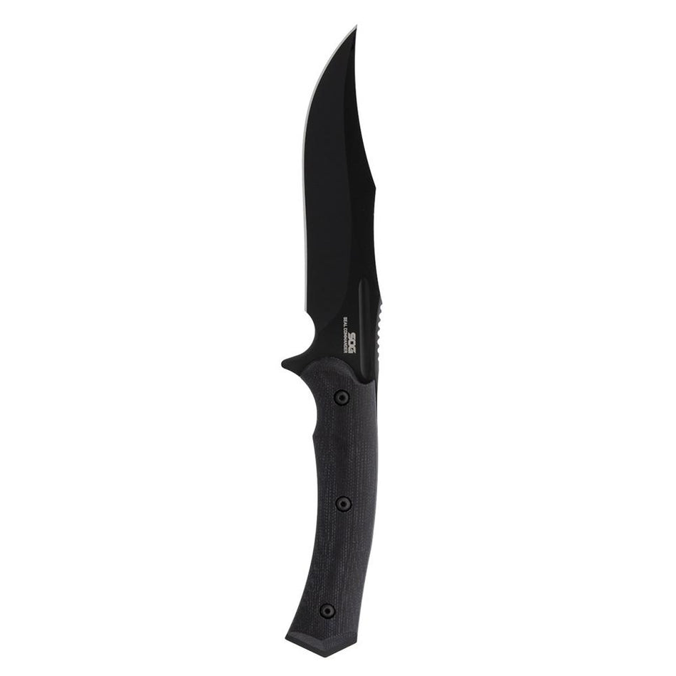 SOG Seal Commander Clip Point Fixed Blade Knife Micarta Handle