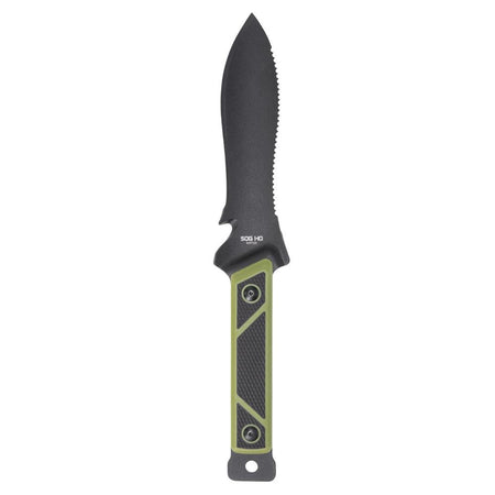 SOG Rip Tide Fixed Knife 6-1/2 Inch Spear Point Blade Black Green