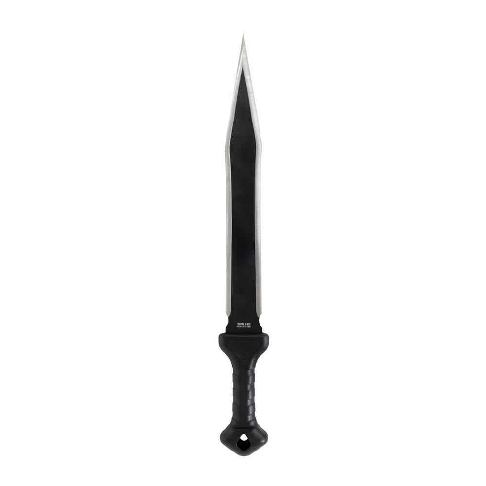 SOG Phantom Strike Machete Fixed Knife 17-3/5 Inch Spear Point Blade Black