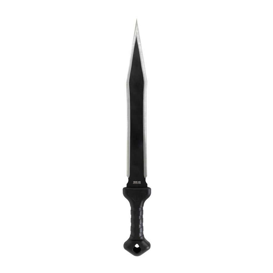 SOG Phantom Strike Machete Fixed Knife 17-3/5 Inch Spear Point Blade Black