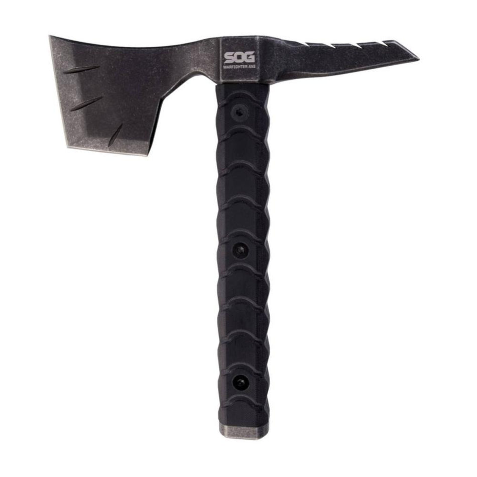 SOG War Fighter Black Full Metal Axe with Balanced Spike