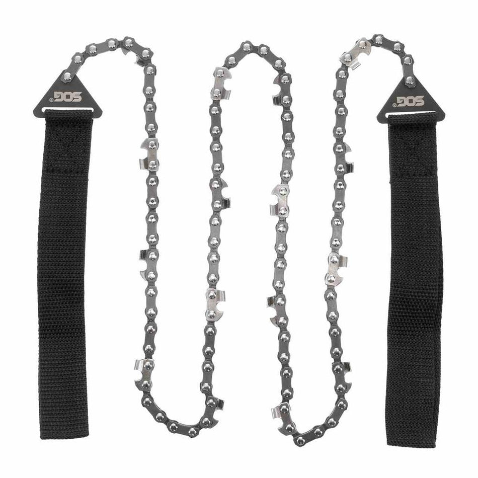 SOG Pocket Chainsaw 36" Bi-Directional Cutting Survival Tool with Carry Case