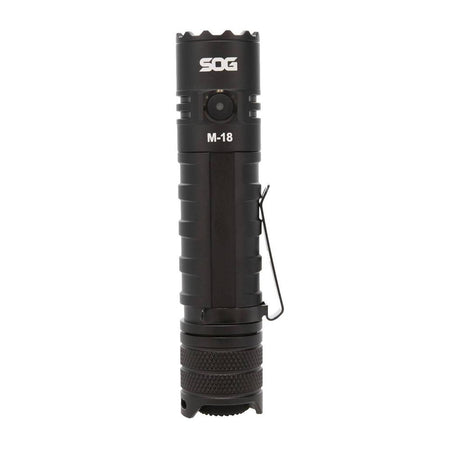 SOG Knives M-18 1900 Lumen Compact Tactical Flashlight Black