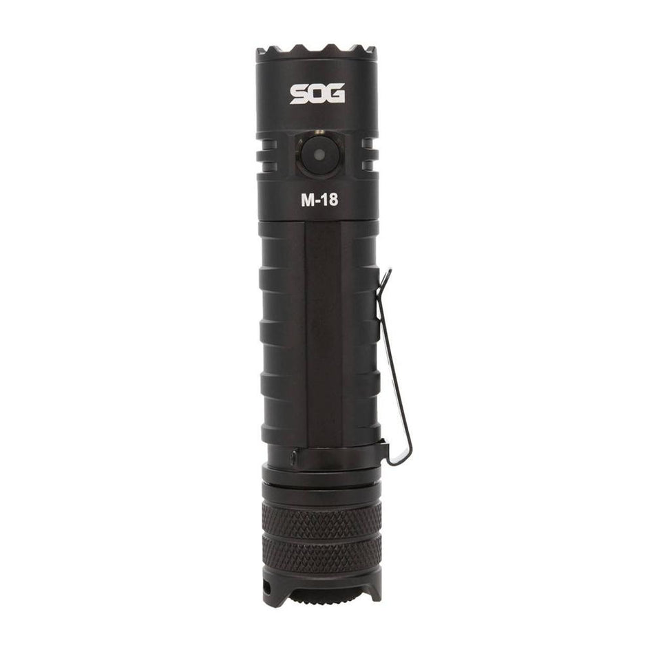 SOG Knives M-18 1900 Lumen Compact Tactical Flashlight Black