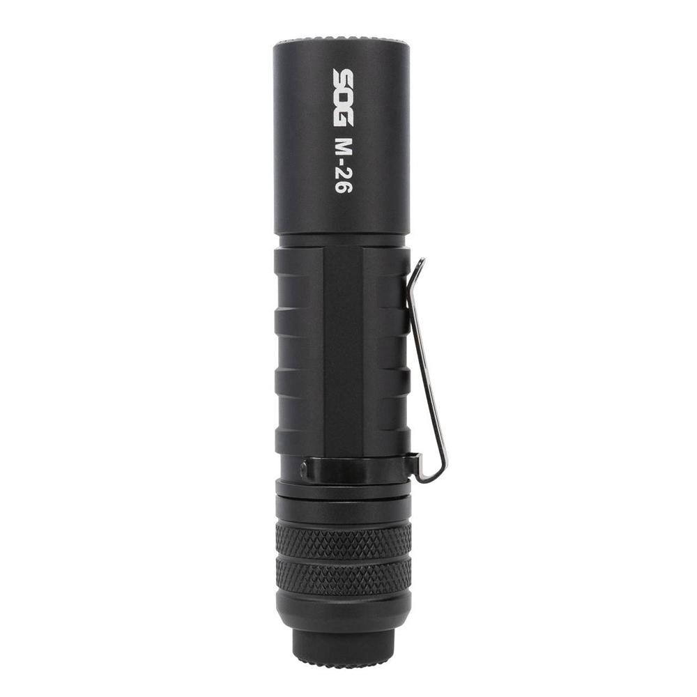 SOG Knives M-26 1300 Lumen Compact Tactical Flashlight Black
