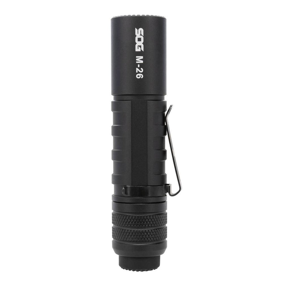 SOG Knives M-26 1300 Lumen Compact Tactical Flashlight Black