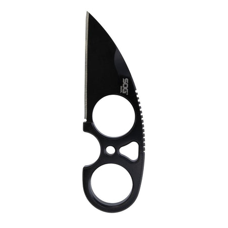 SOG Knives Snarl Fixed Blade Knife 2.3 in Sheepsfoot Blackout Finish